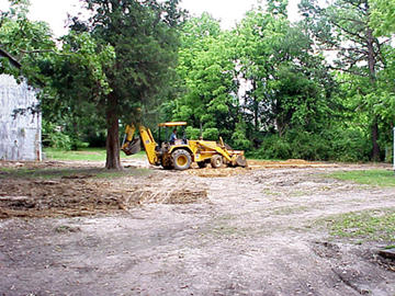  5-15-06 Digging out and filling