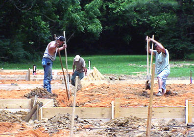 House - 20 - May 30 - 9 AM post holes