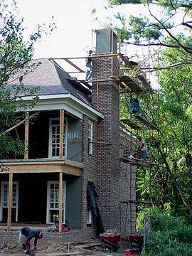 House - 73 - Topping Out Chimney