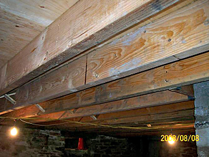 Second Floor Beams