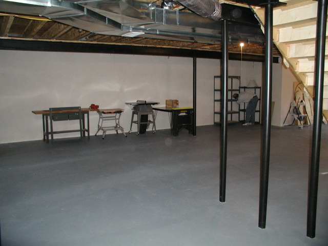 basement before the boxes took over