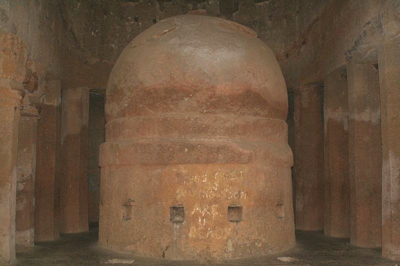 Magnificent stupa in  major chaitya