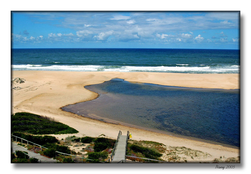 Old beach lagoon