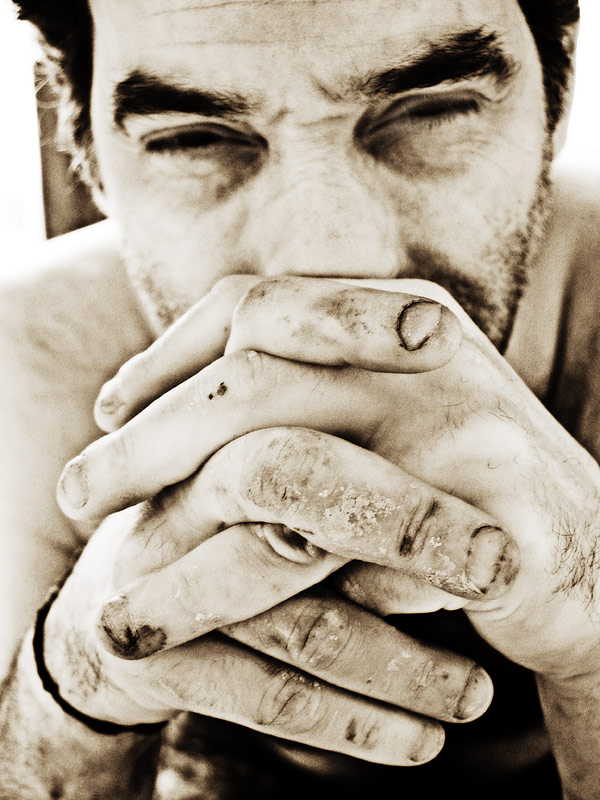 dirty hands