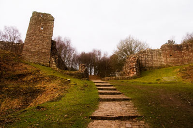 Path to Beeston Castle