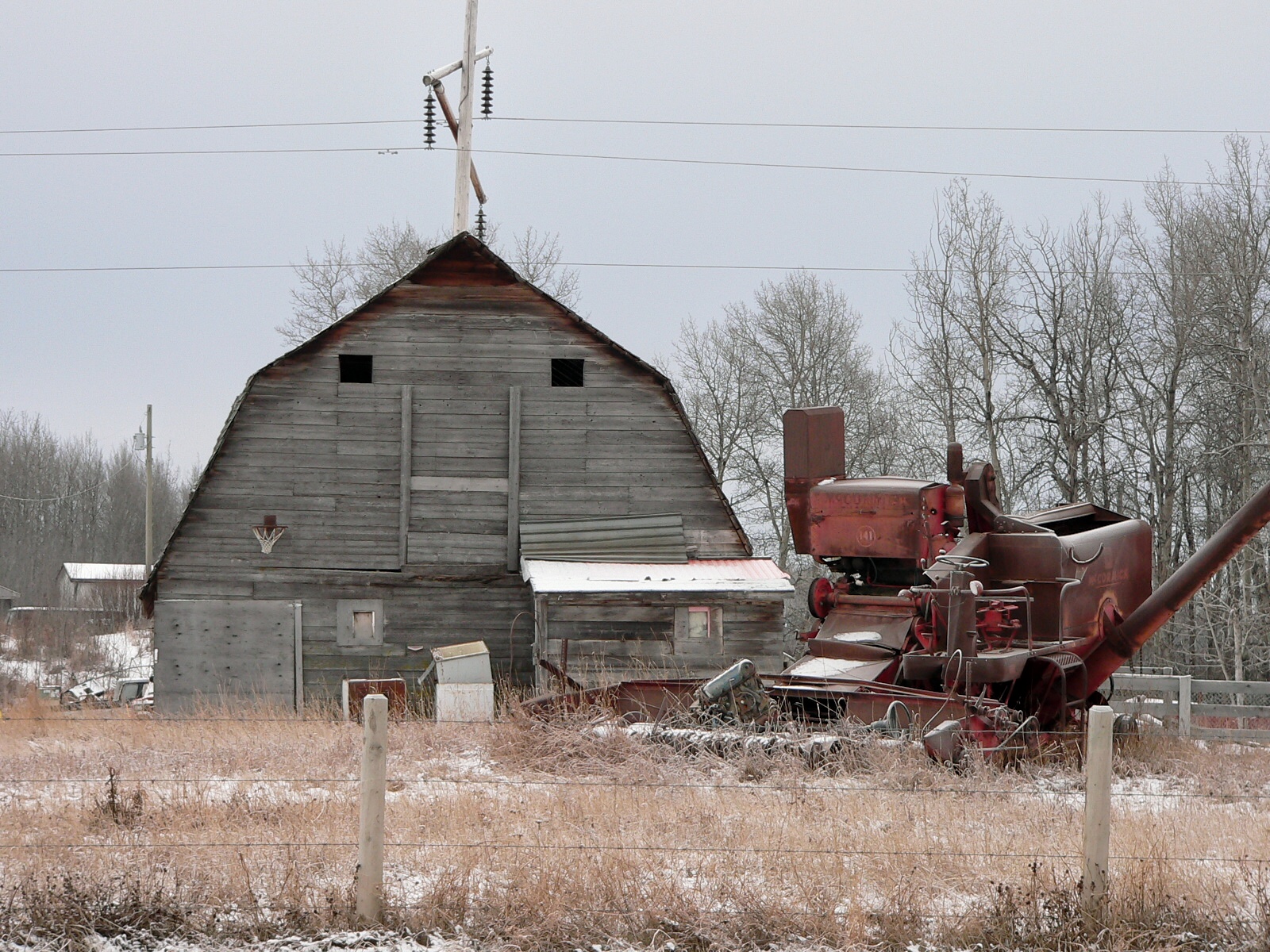 Old farmstead, Bezanson, Alberta