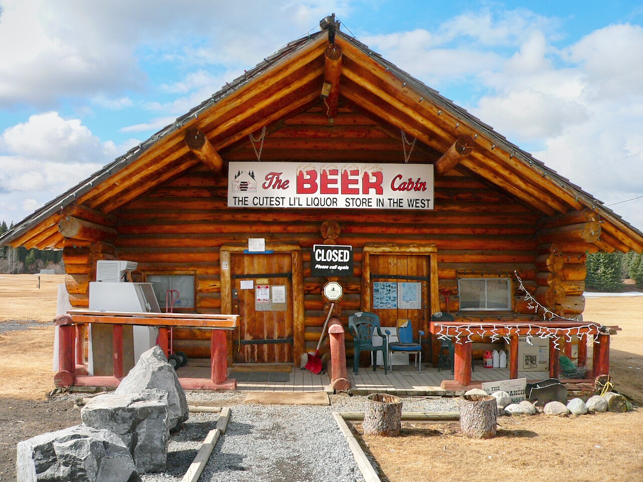 Cutest Lil Liquor store in the West, Nordegg