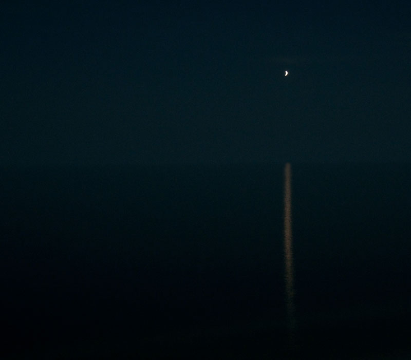 Evening sky 3 - Venus reflected on bay