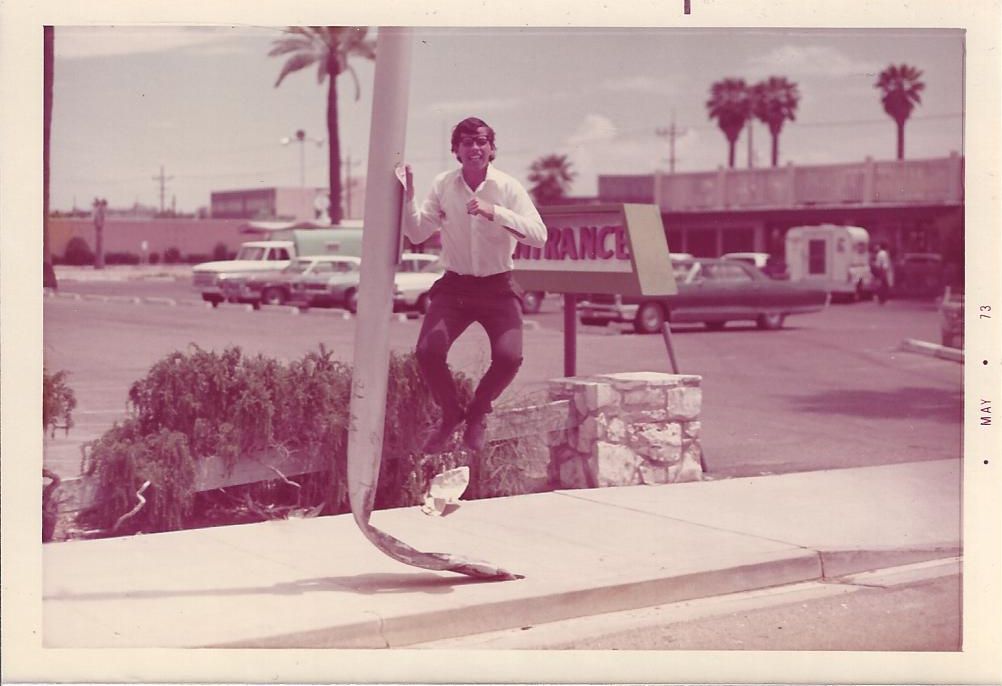 Mike jumping and <br> bending the pipe more