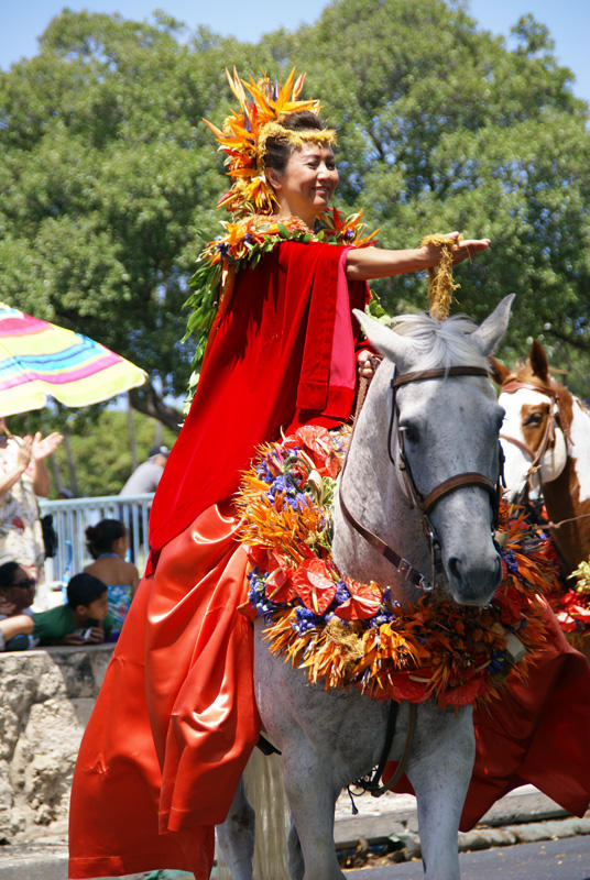 Lanai Princess, Pau rider representing the island of Lanai