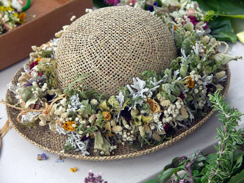 Hat with Haku lei