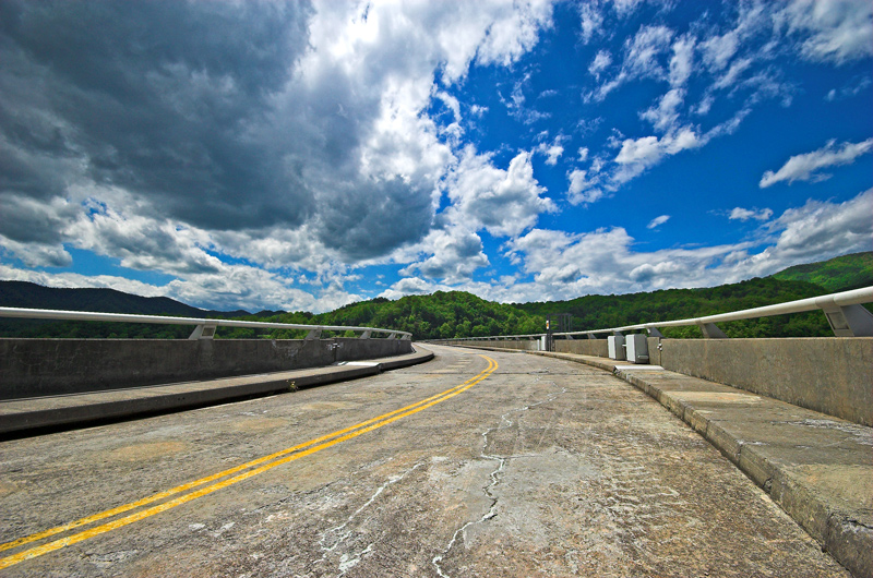 Atop Fontana Dam
