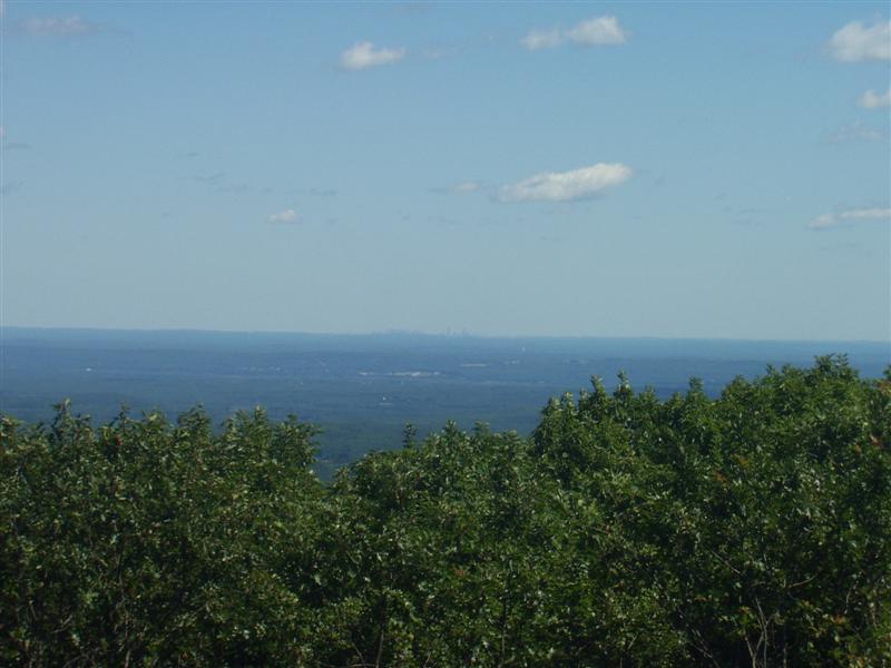 scenic views. Mt. Wachusetts - Boston skyline