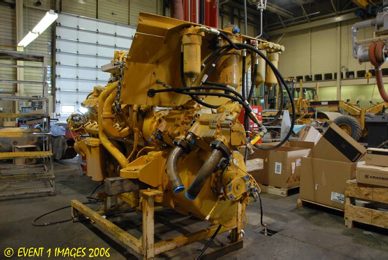 Rear of Engine With Hydraulic Pump's Installed
