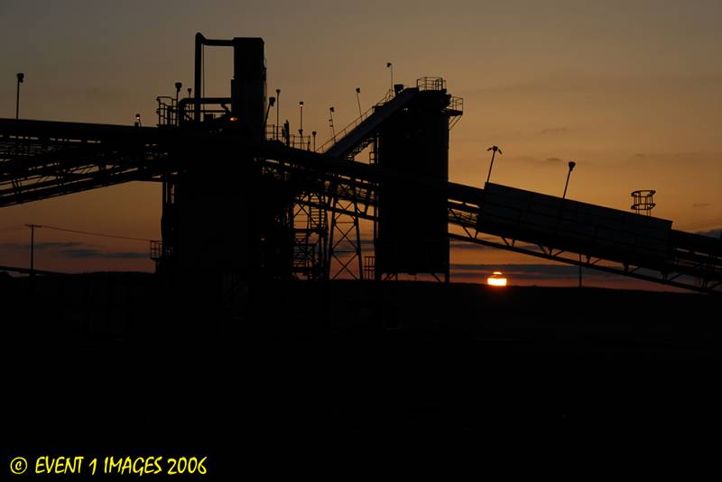Sunset At The Char Plant