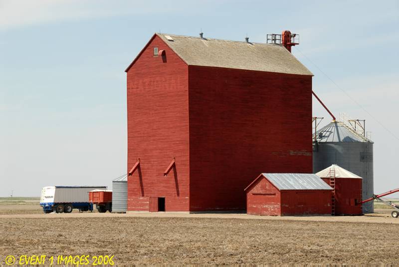 National Elevator Annex On A Privite Farm At Netherhill SK May 2006