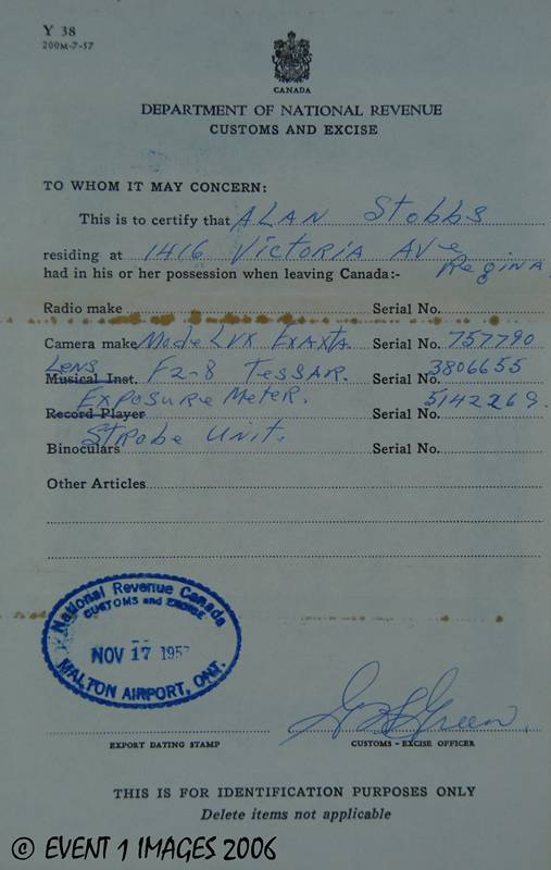 The Customs Form