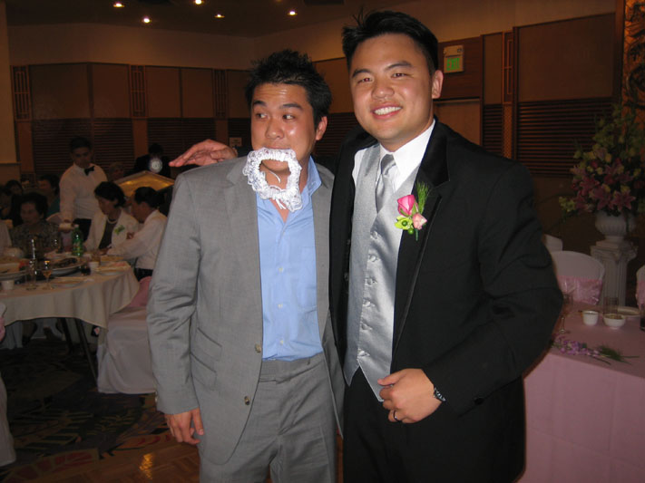g-chu enjoys a taste of kevs forehead sweat hehe