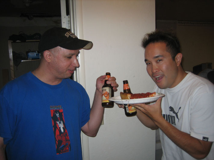 jaime and i have a fondness for apricot beer