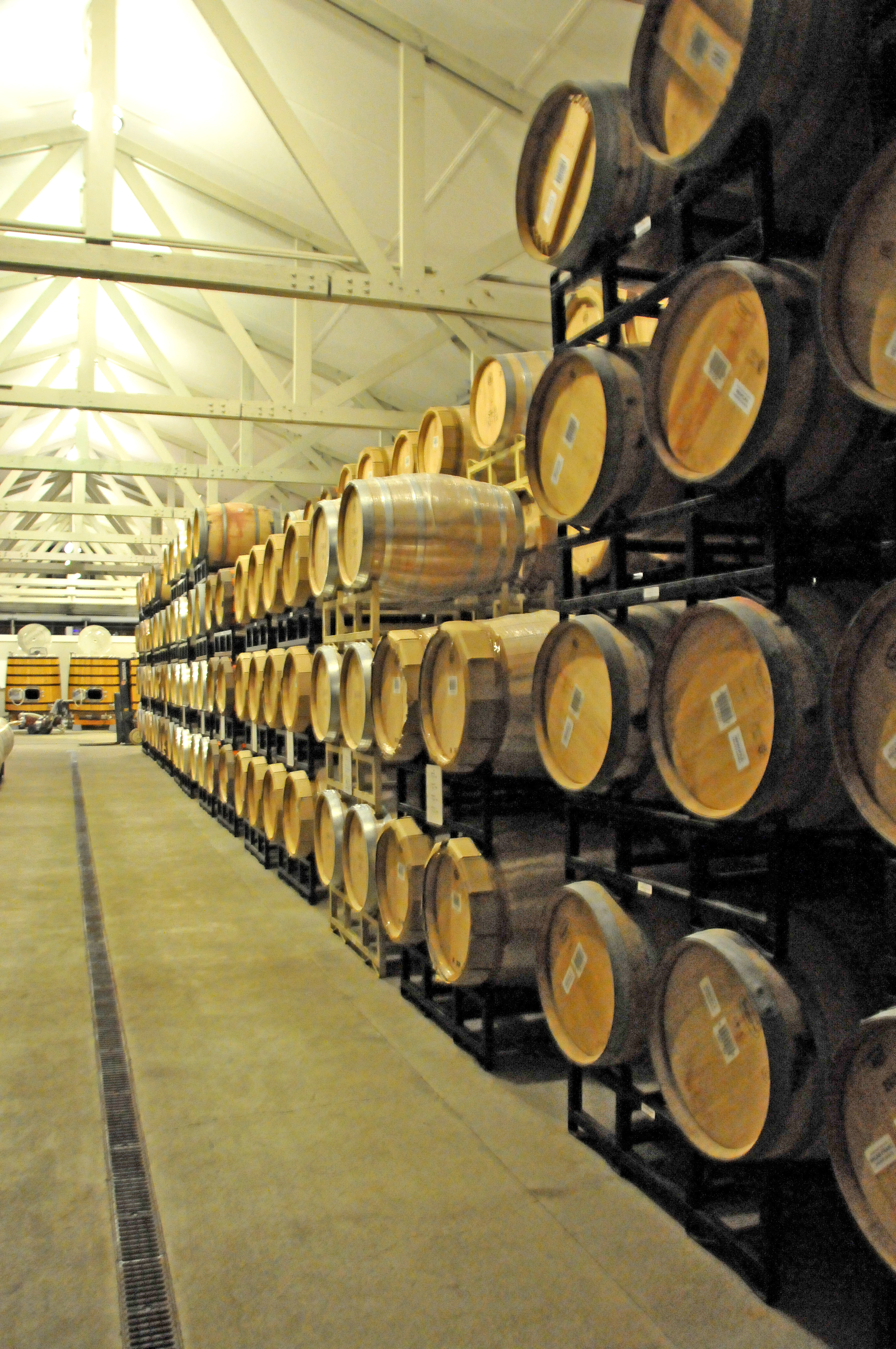Wooden Barrels Wine Storage