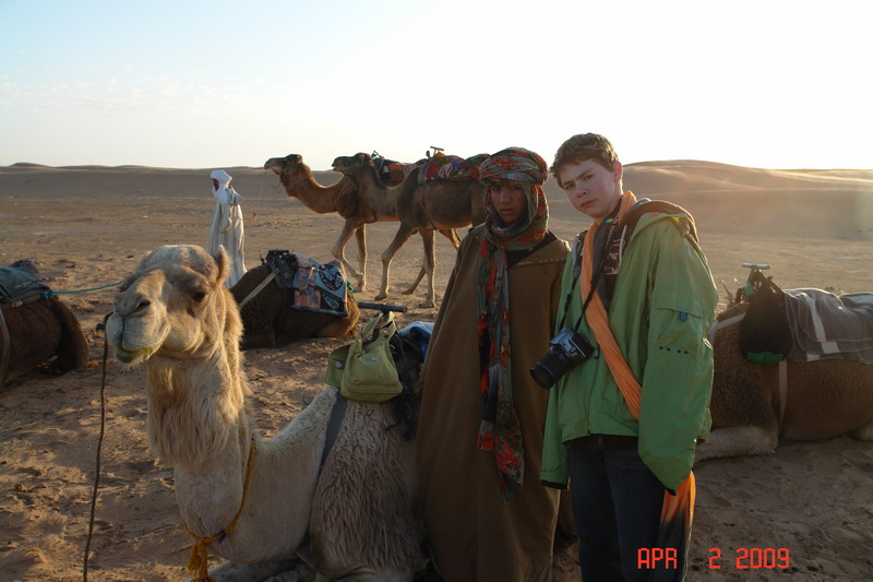 sahara at sunrise