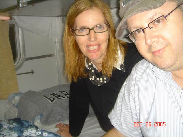 on overnight train