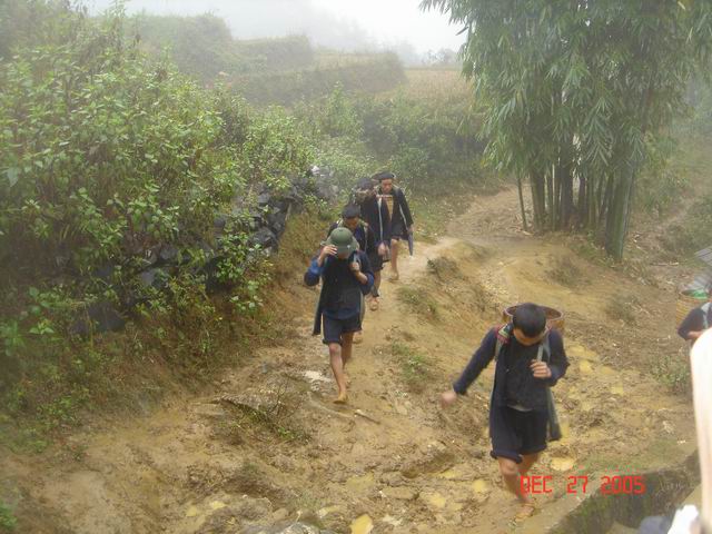 black hmong minority people