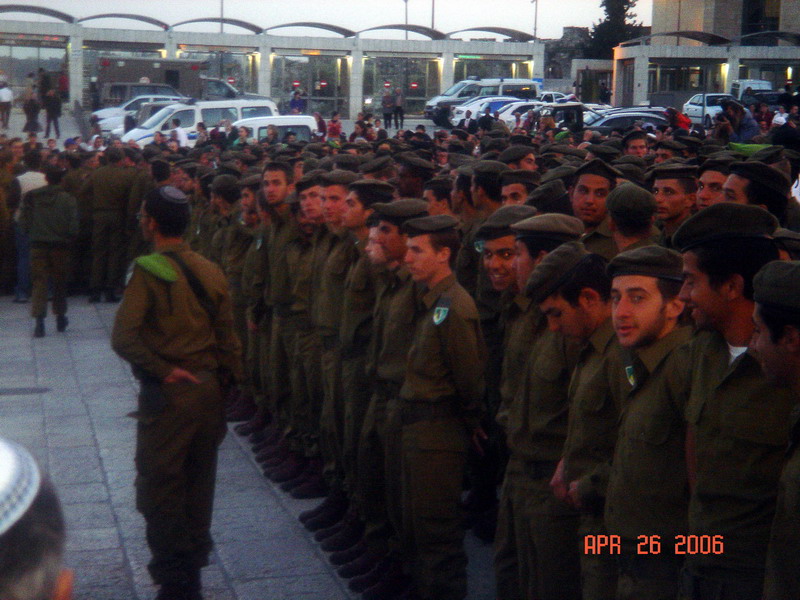 swearing in ceremony april 26,2006 at kotel