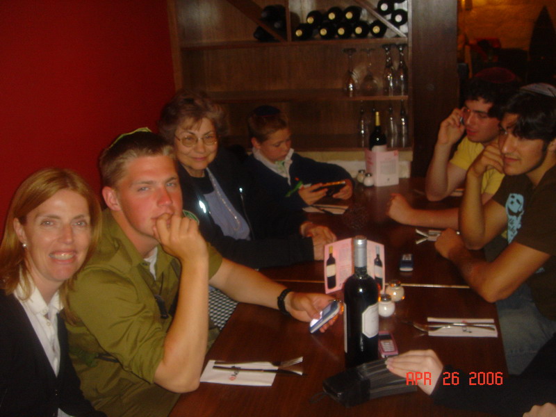 celebrating with a meal