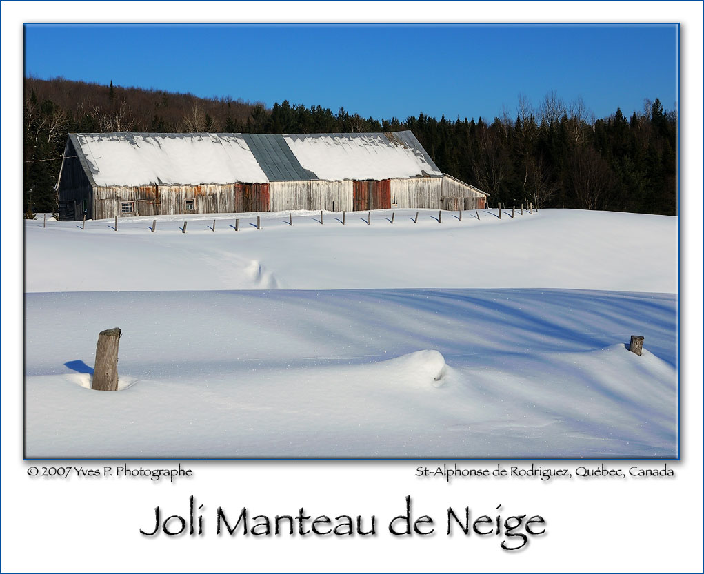Joli Manteau de Neige