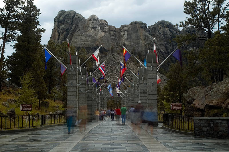 Stormy Day at Mount Rushmore