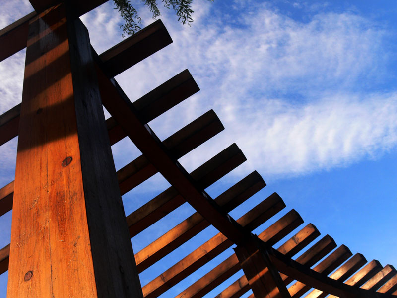 First blue sky