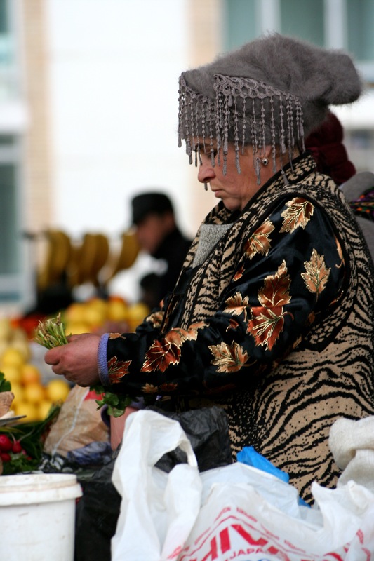 On the market, Samarkand, Uzbekistan.