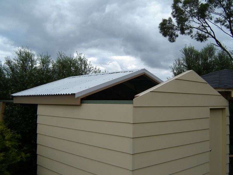 Roof partly open