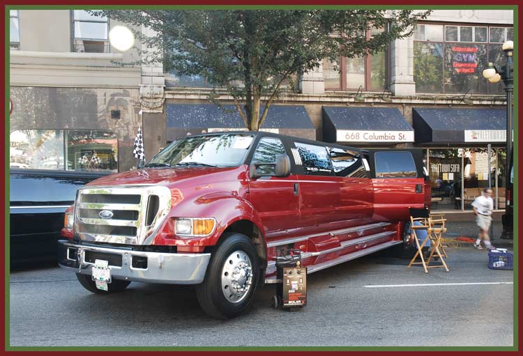 Now that is a stretch limo.