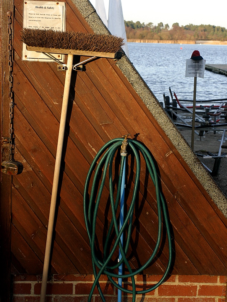 December 17 2005:<br>Broom and Hose