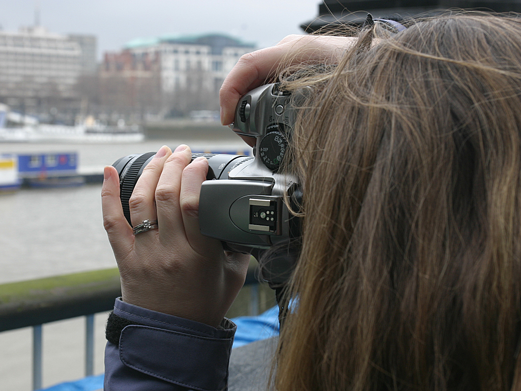 Sam and her Canon