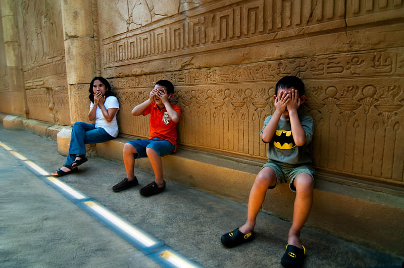 The Three Wise Monkeys - Almost