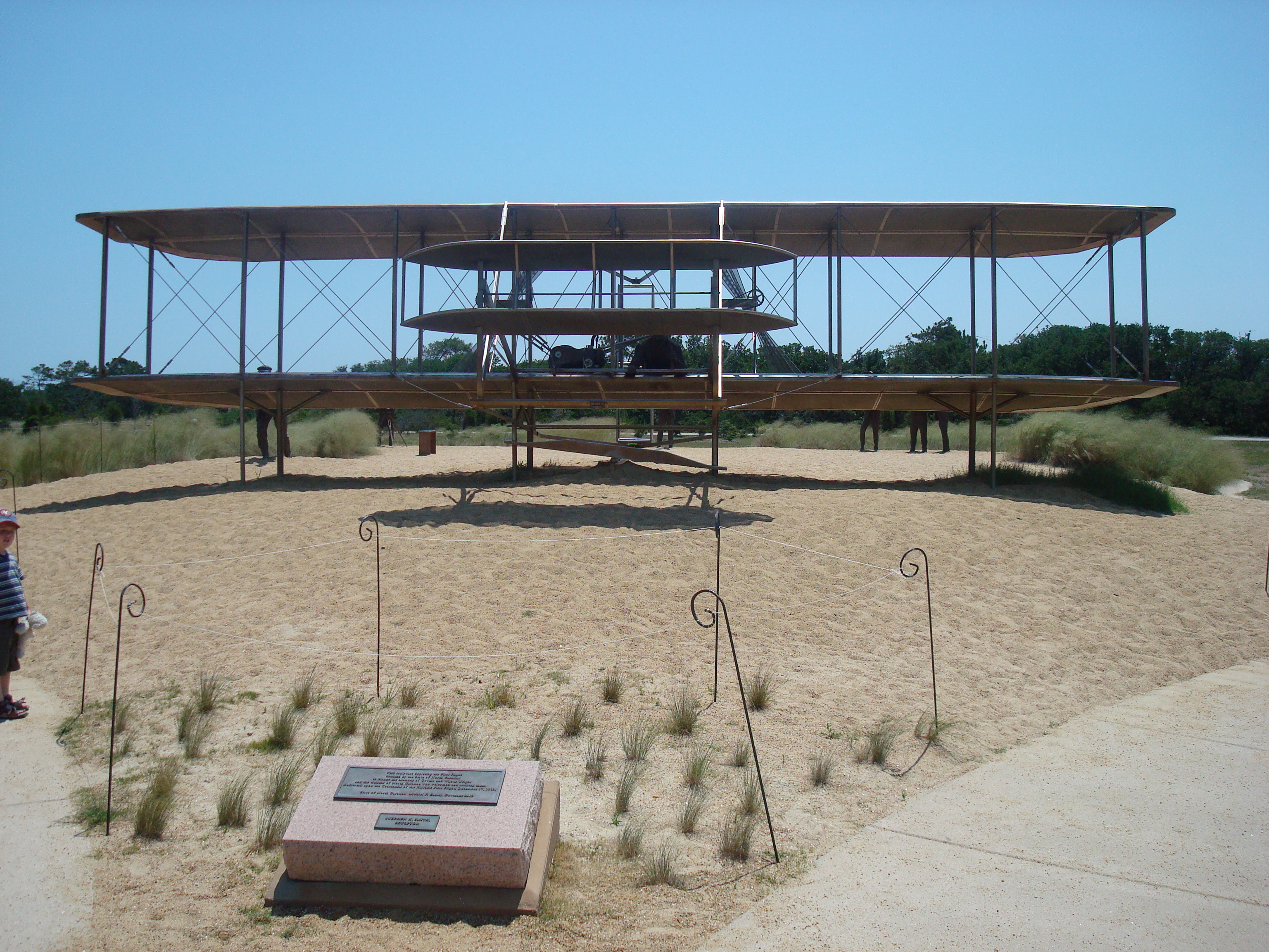 Wright brothers plane memorial