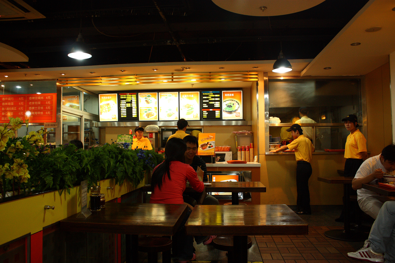 Noodle Restaurant at Lunch Time