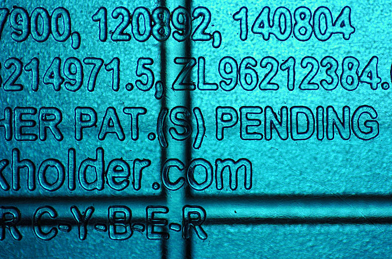 Blue Plastic Letters by Chris