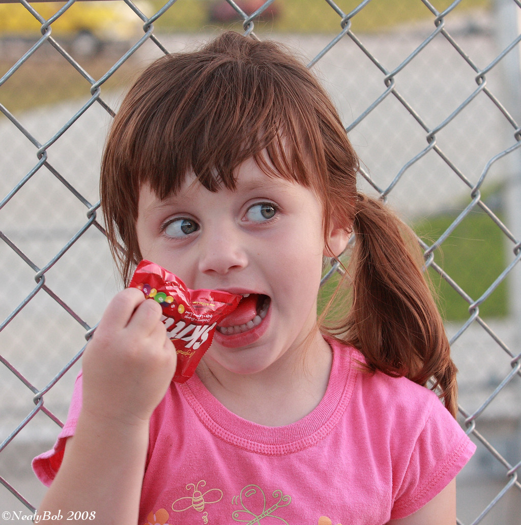 Eating Skittles