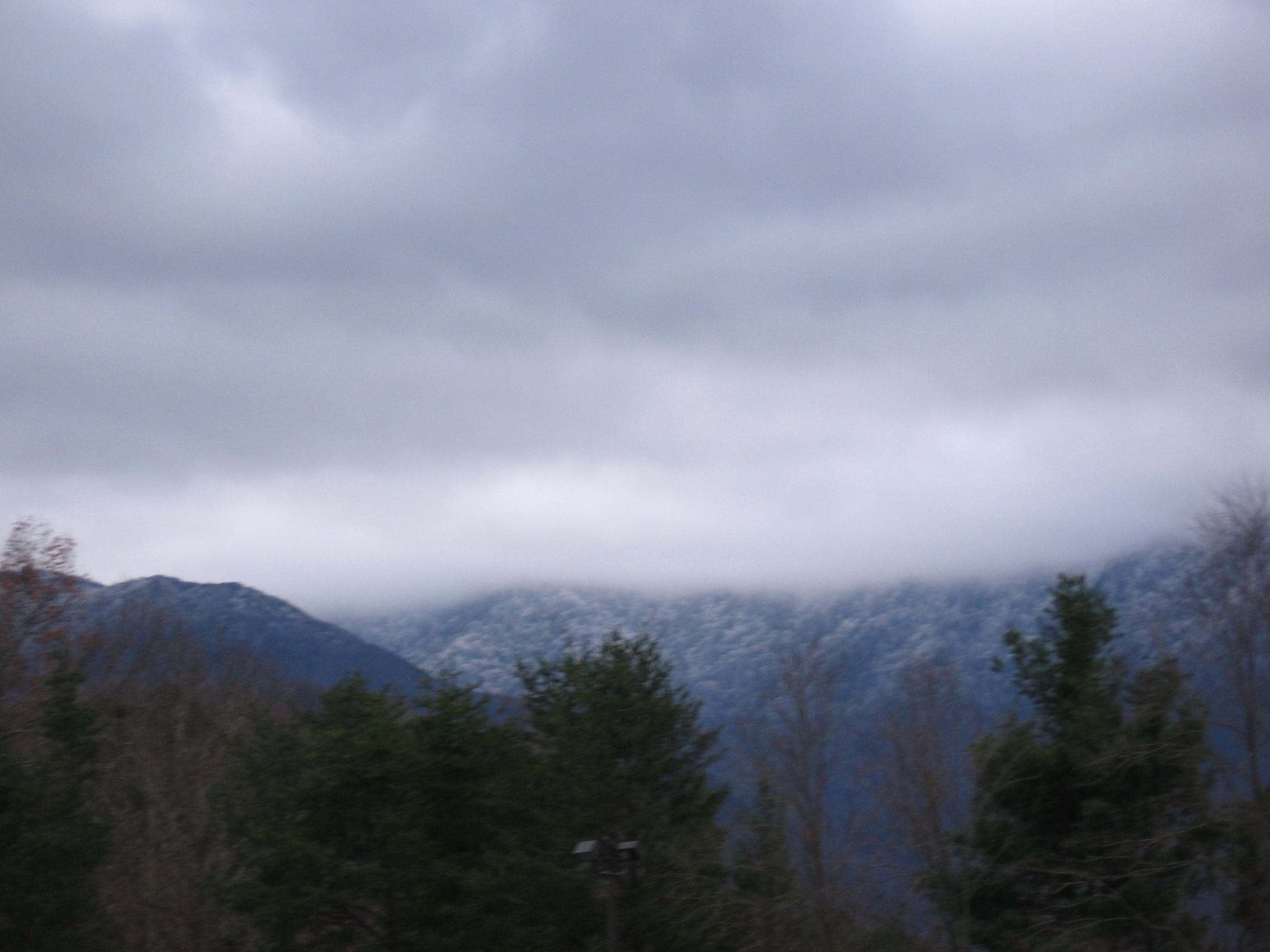 Cloud Covered Mountain