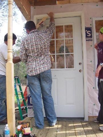 Teaching Chicks to Hang Doors