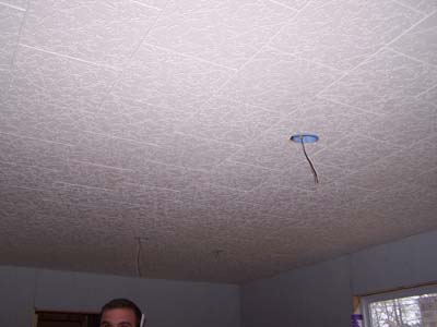 Finished Tile Ceiling