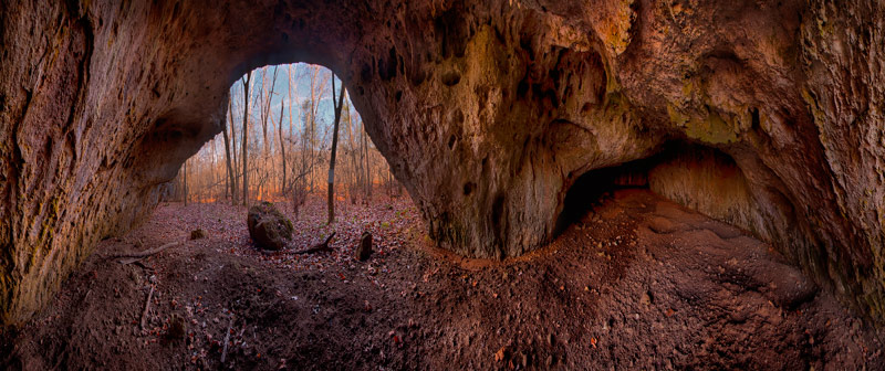 Pratt Spring Cave panorama