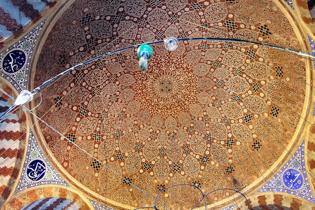 Kanuni Sultan Sleyman Trbesi ceiling