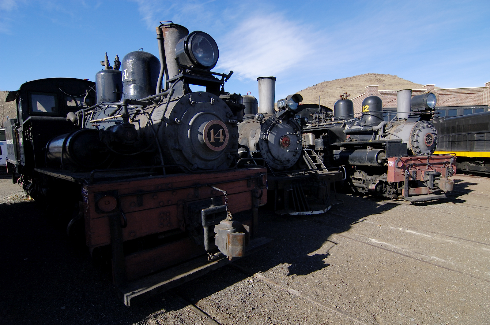 Three Old Narrow Guage Steamers