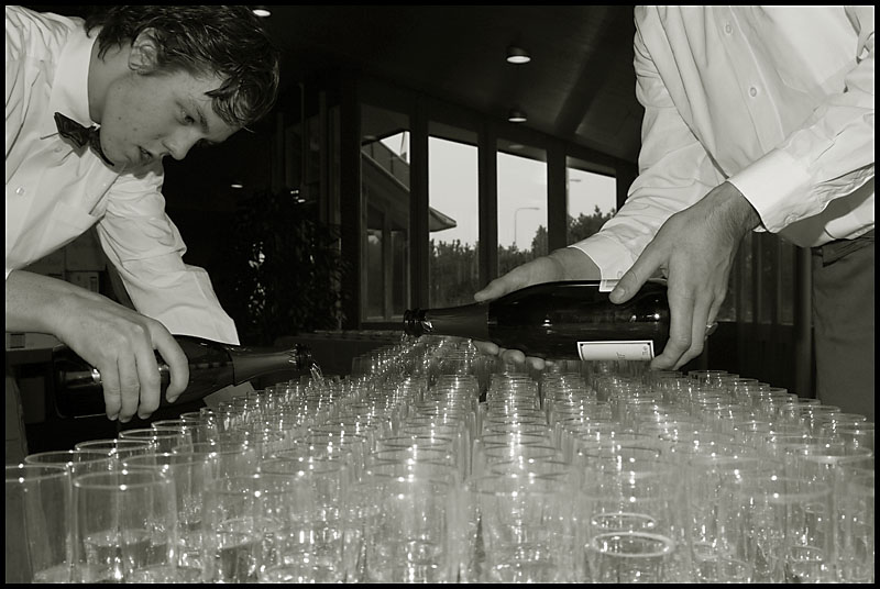 Preparing the Toast