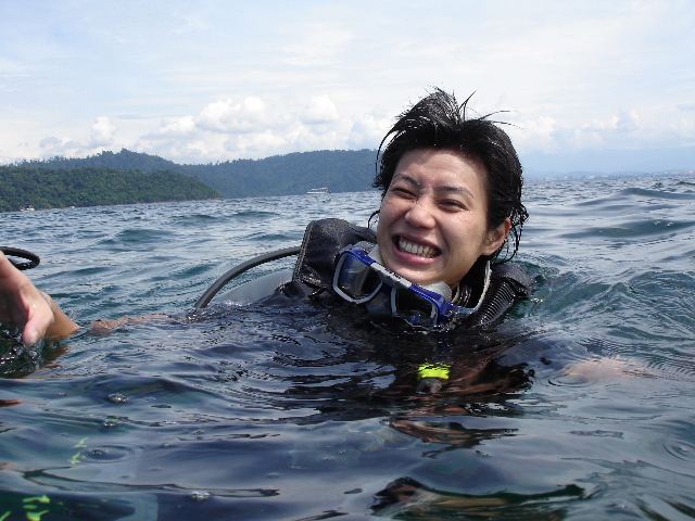 my first dive